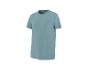 Hellblaues Kurzarm-T-Shirt mit Brusttasche.