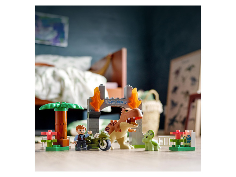 Gehe zu Vollbildansicht: LEGO® DUPLO® 10939 »Ausbruch des T. rex und Triceratops« - Bild 3