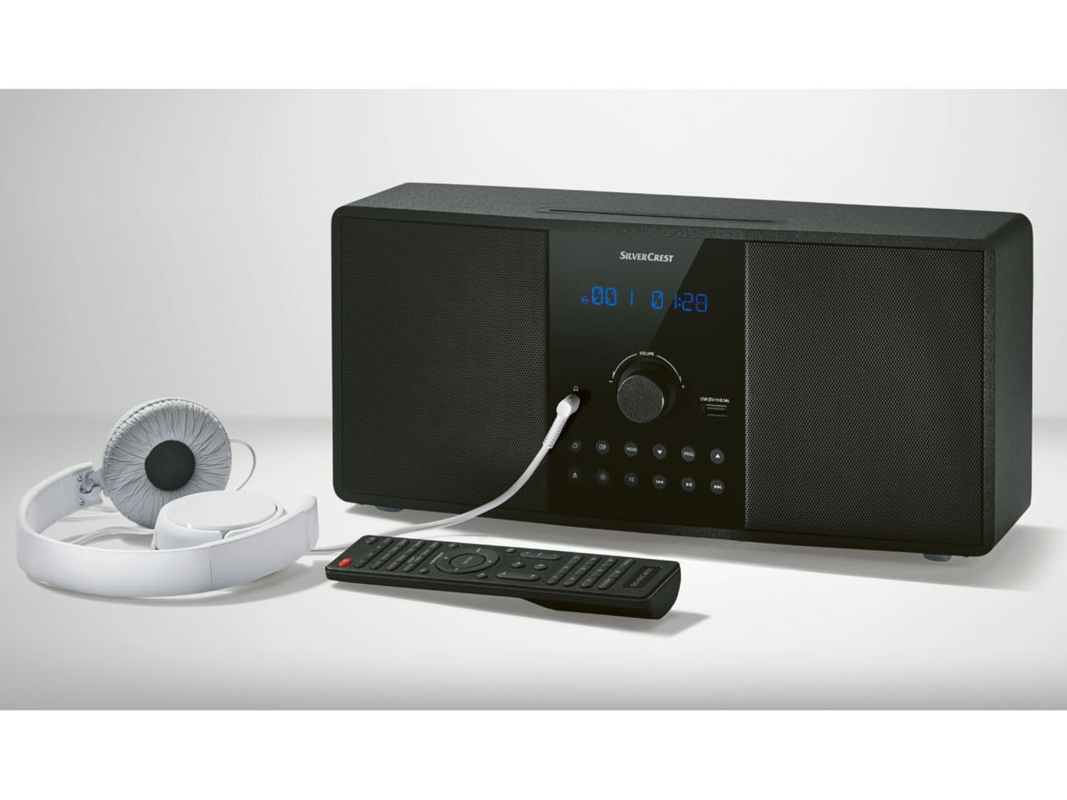 SILVERCREST® Bluetooth®-Kompakt-Stereoanlage, DAB+, 2x…
