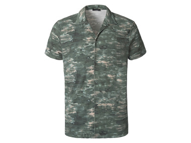 LIVERGY® Herren Resortshirt Crepe grün