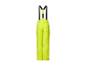 Neon-gelbe Skihose mit schwarzen Hosenträgern