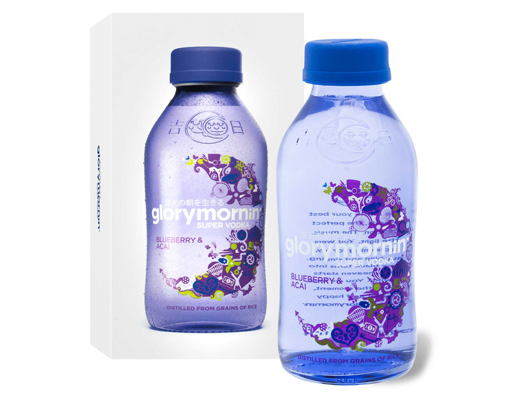 Vol VODKA 40 Acai Geschenkbox SUPER Blueberry mit % & Mornin Glory
