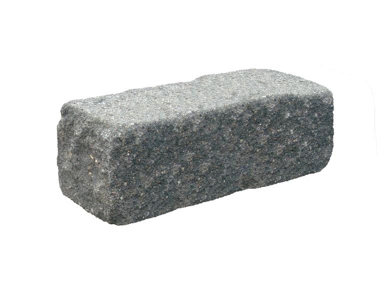 Grauer Pflasterstein in Nahaufnahme