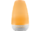 Oranger Aroma-Diffusor mit Tasten für Licht, Timer und Nebel