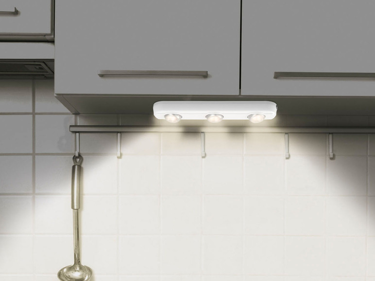 Gehe zu Vollbildansicht: LIVARNO home LED-Unterbauleuchte, schwenkbare Spots, mit Klebepads - Bild 6