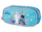 Ein blauer Frozen-Etui mit Elsa und Anna.