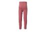 Einfarbige rosa Kinderleggings, Rückansicht