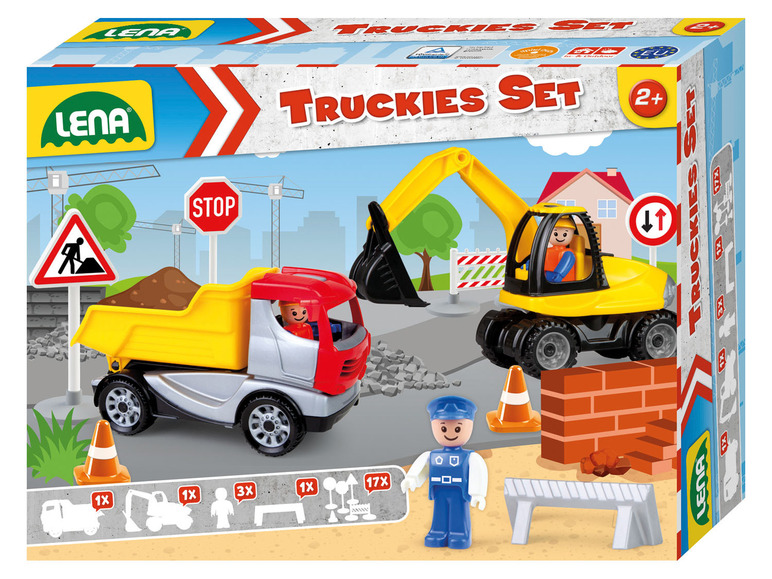 Gehe zu Vollbildansicht: LENA Truckies Sets, mit viel Zubehör - Bild 6