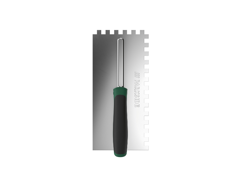 Parkside Zahnkelle zum Verfugen von Fliesen.