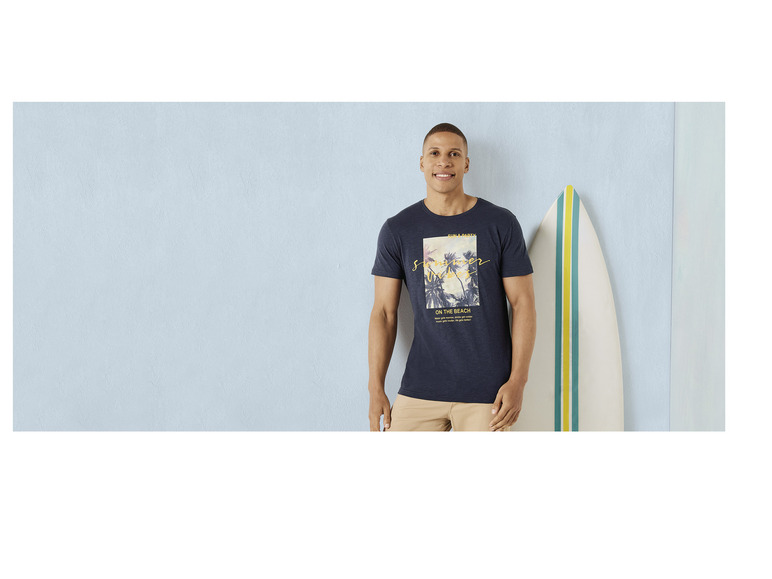 Gehe zu Vollbildansicht: LIVERGY® Herren T-Shirt aus reiner Baumwolle - Bild 13