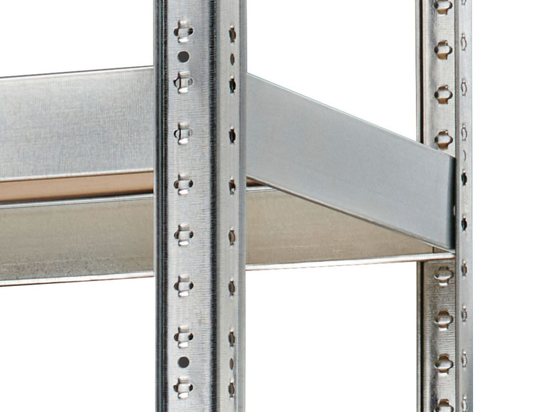Gehe zu Vollbildansicht: PARKSIDE® Schwerlastregal, verzinkter Stahl, 180 x 120 x 40 cm - Bild 5