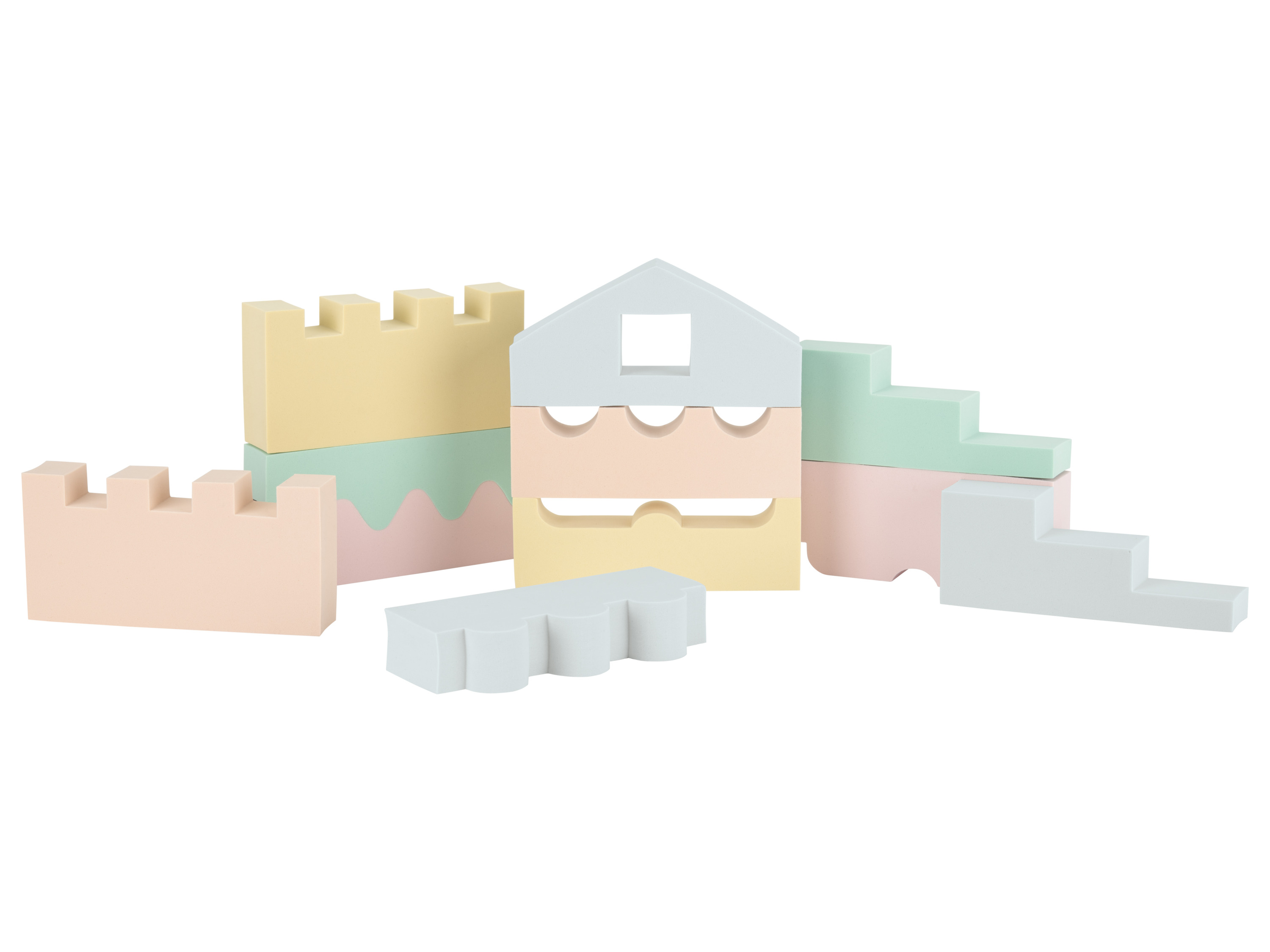 Playtive Bausteine Puzzle (Pastell)““ | 04052916305720