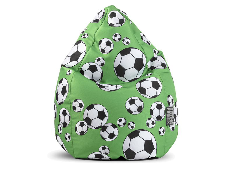 Grüner Sitzsack mit Fußball-Muster von Sitting Point.