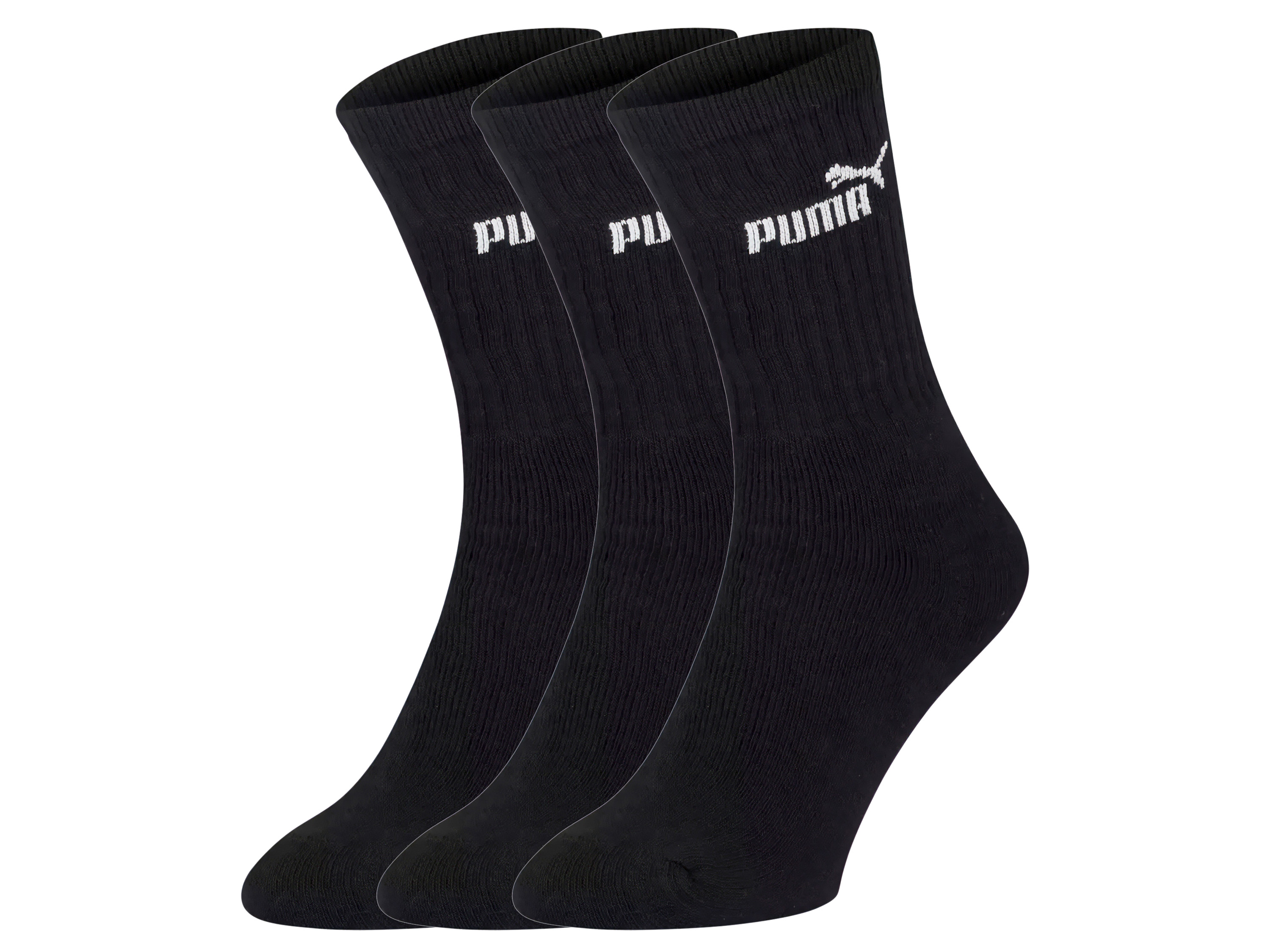Puma Herren Socken 3 Paar (Schwarz, 39-42)““ | weiß Muster: – Detail: – Multipack: 3 Paar Material: Baumwolle, 21 % Polyester, 4 % Elasthan Pflegehinweis: – Größe: 35-38 – 43-46″“