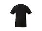 Einfaches schwarzes Kurzarm-T-Shirt, Rückansicht
