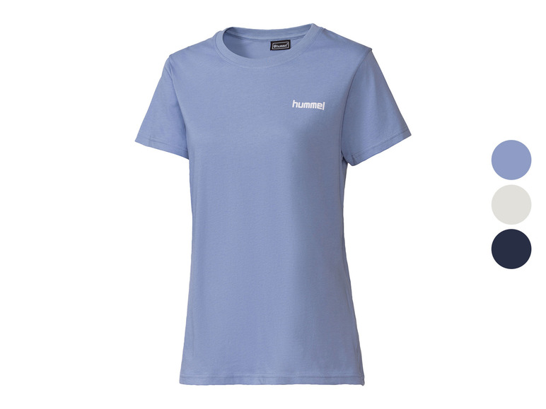 Gehe zu Vollbildansicht: Hummel Damen T-Shirt »HML Mover« aus reiner Baumwolle - Bild 1