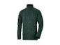 Grüne Herren-Fleecejacke mit Reißverschluss
