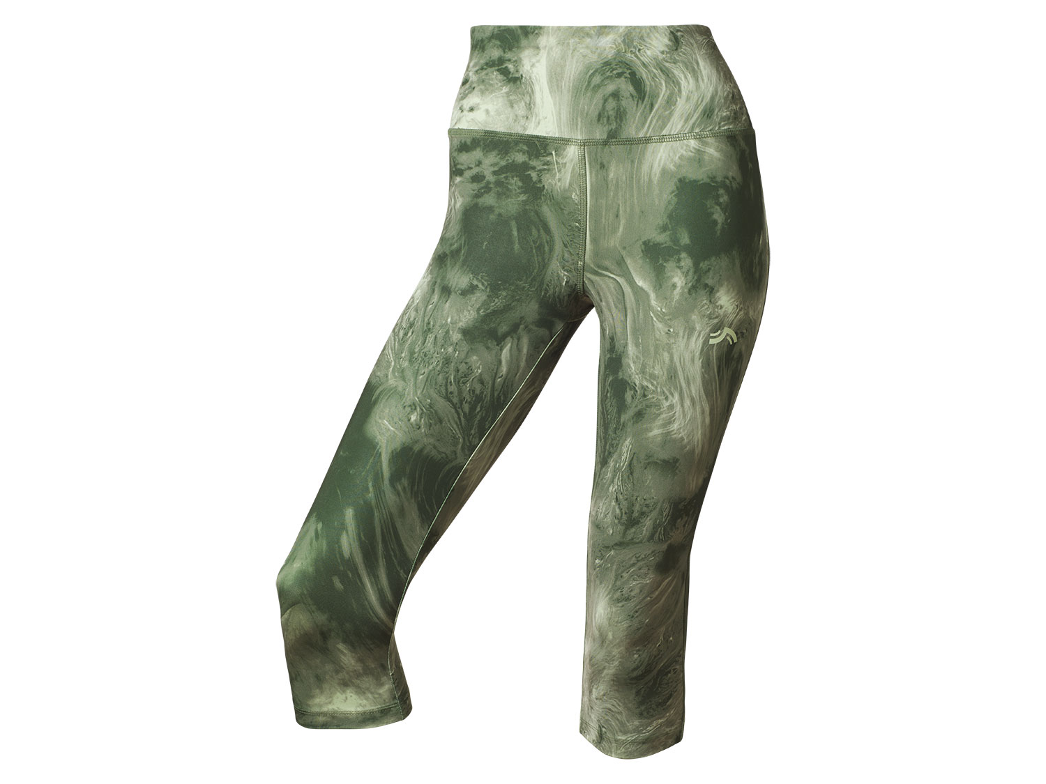 CRIVIT Damen Funktionscapri Fitness (Grün, XS (32/34)) | 04335747011320