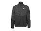 Zweifarbige Sportjacke mit Reißverschluss und Stehkragen.