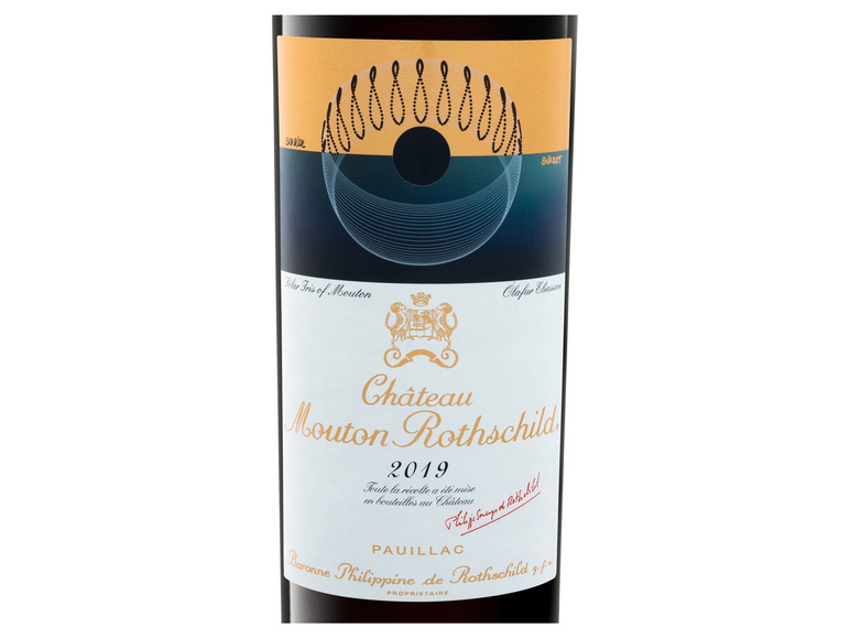 Rothschild Original-Holzkiste Cru trocken, Rotwein - Grand Mouton 2019 1er Classé Château Pauillac