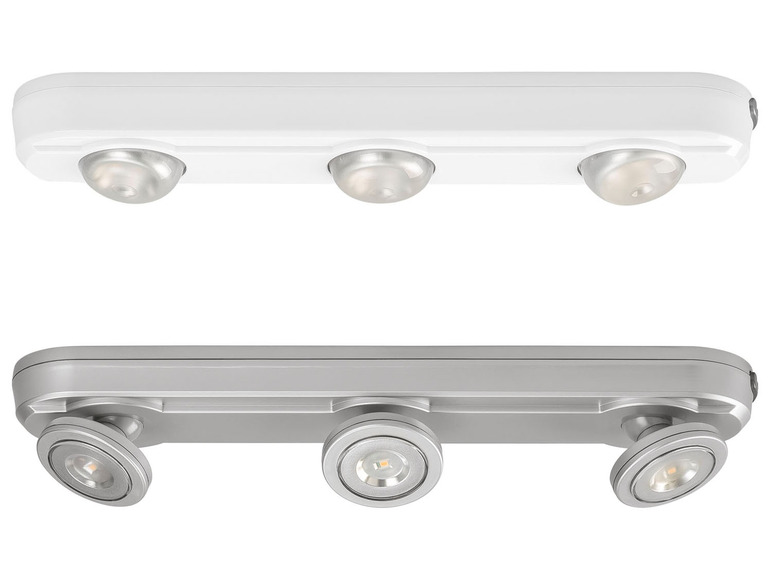 Gehe zu Vollbildansicht: LIVARNO home LED-Unterbauleuchte, schwenkbare Spots, mit Klebepads - Bild 1