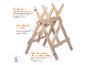 Holzsägebock für Stämme bis 25 cm Durchmesser, 100 kg max. Belastung, stabile Konstruktion, hergestellt in der EU.