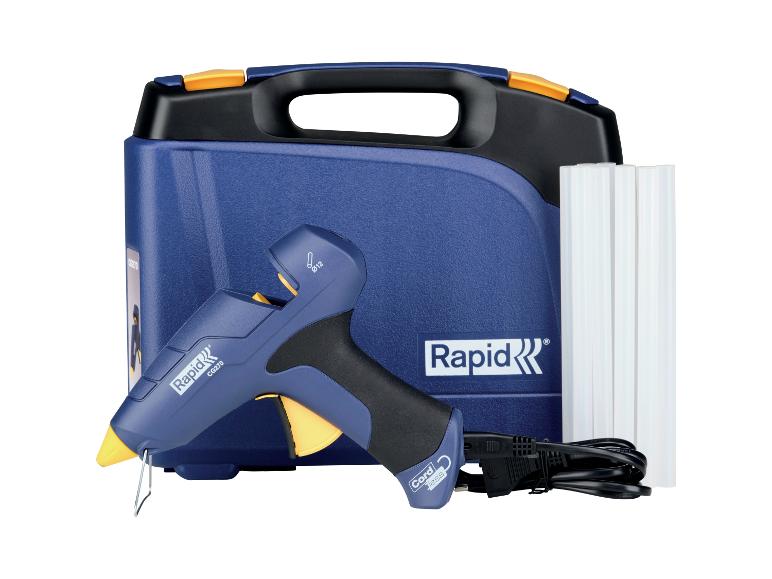 LIVARNO® CG270 kabellose Klebepistole mit Koffer und Klebestiften.