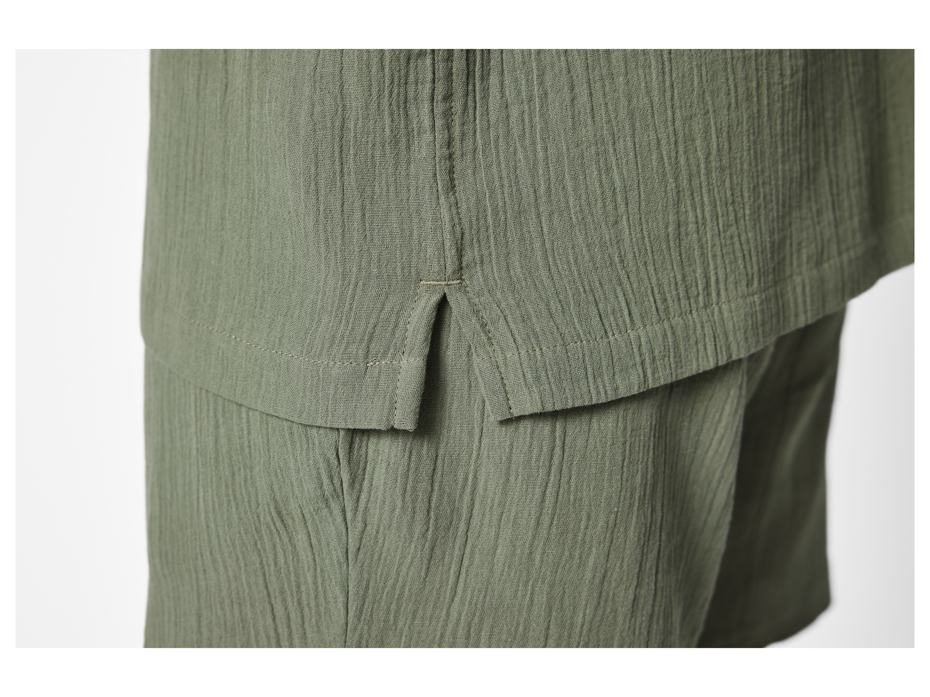 Thumbnail - LIVERGY® Herren Resortshirt (Khaki, S (37/38))