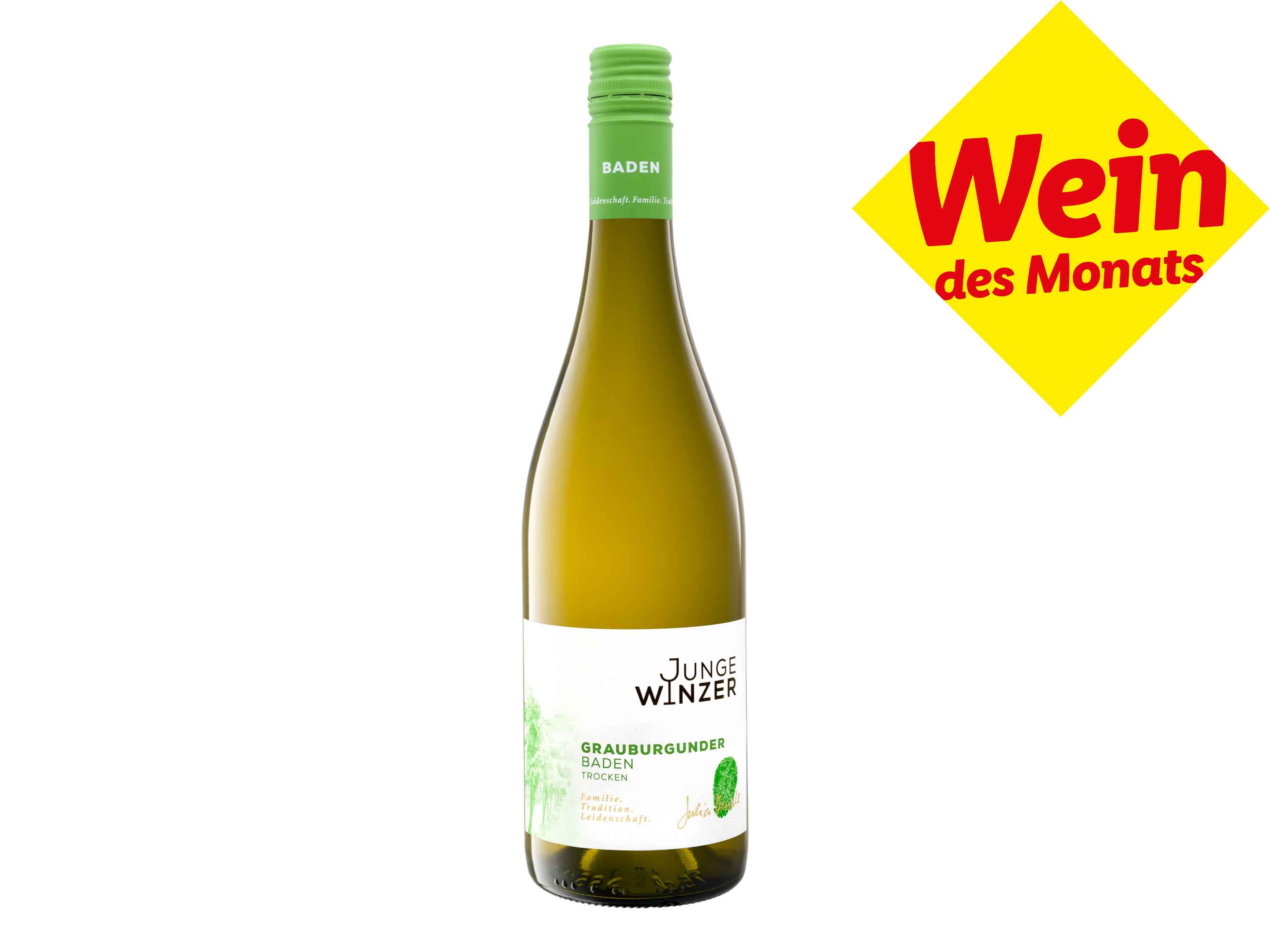 Junge Winzer Grauburgunder Baden QbA trocken, Weißwein 2024 | 20339272