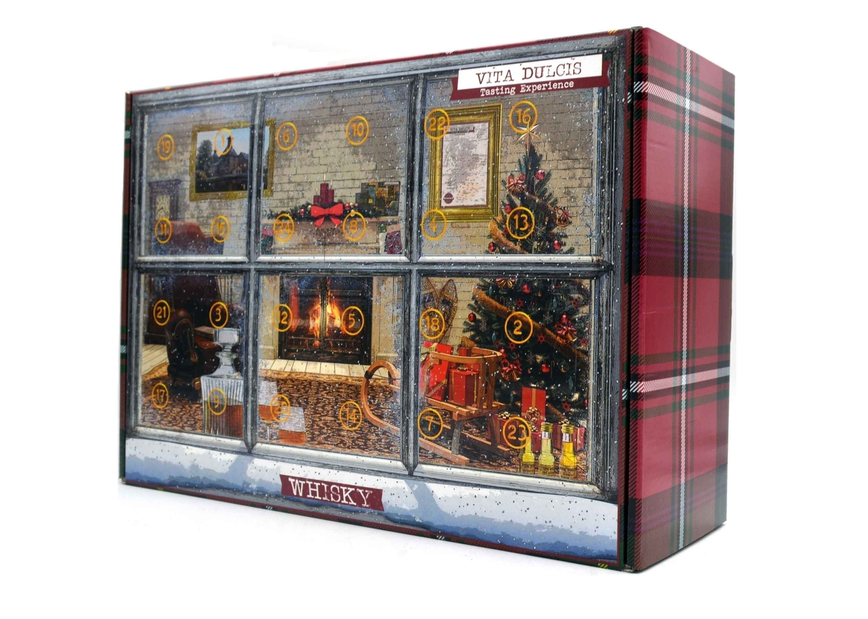 Vita Dulcis Whisky Adventskalender Peat & Smoke Scotch - Edition 1, 24 x 0,02l, 40 - 58,2% Vol
