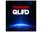 Toshiba QLED-Fernseher mit einem Bild der Erde aus dem Weltraum.
