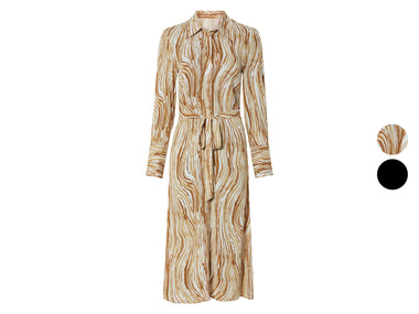 esmara® Damen Blusenkleid, 3/4-Länge, mit Kentkragen