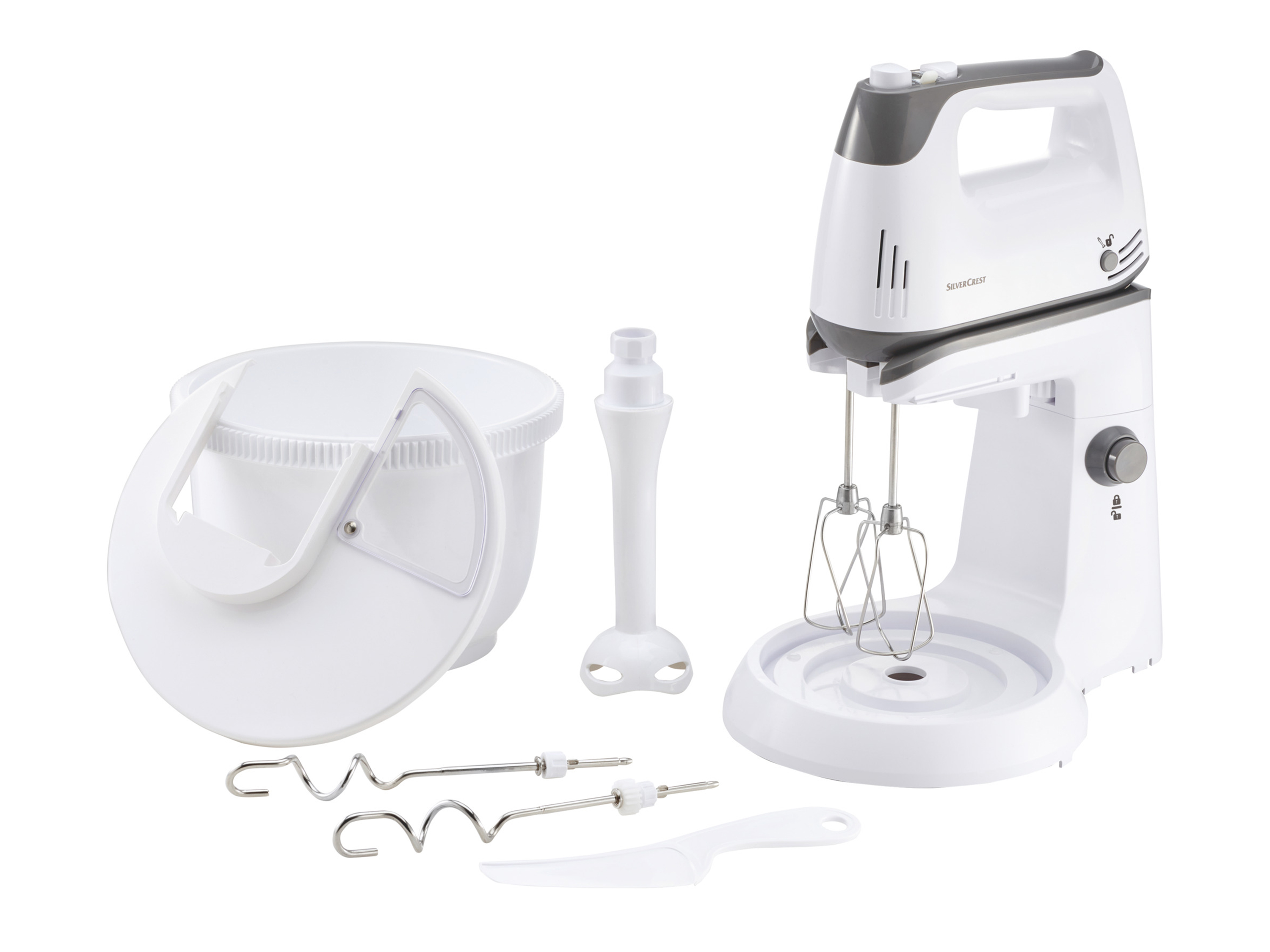 Thumbnail - SILVERCREST® KITCHEN TOOLS Handmixer-Set »SHMS 300 D2« mit Schüssel und Spritzschutz