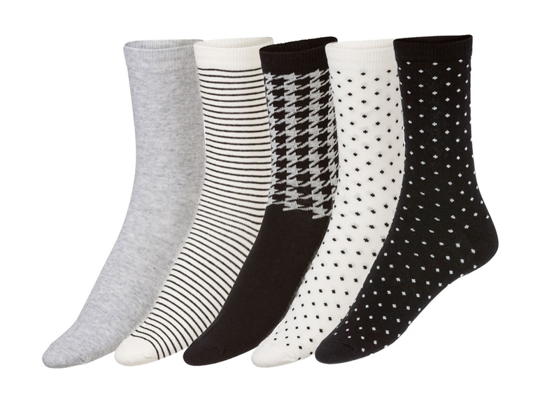 Gehe zu Vollbildansicht: esmara Damen Socken, 5 Paar, mit hohem Baumwollanteil - Bild 2