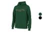 Grüner Kapuzenpullover mit dem Text „PARKSIDE EST. 1996“ und zwei Farbmustern.
