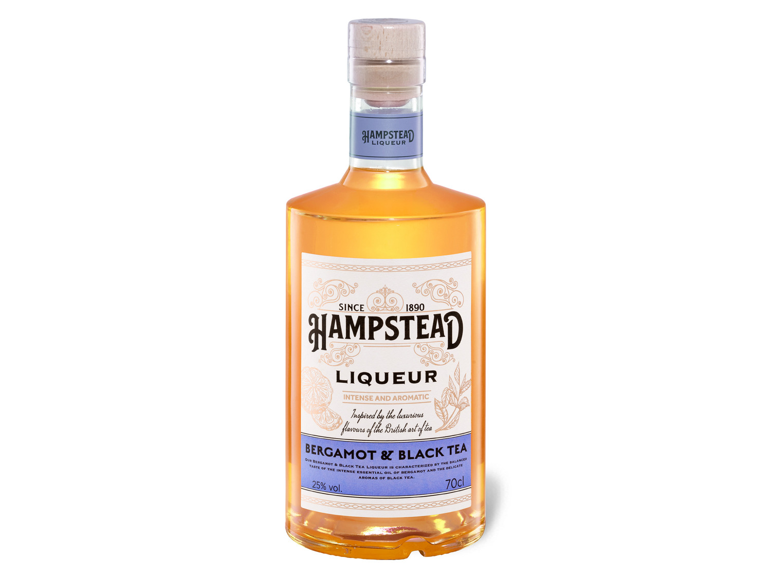 Bergamot Tea & | Gin Black Likör LIDL 25% Vol Hampstead