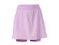Lila Sport-Skort mit elastischem Bund und integrierten Shorts.