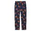 Dunkelblaue Pyjamahose mit Weihnachtselch-Aufdruck.