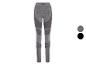 Graue Damen-Leggings mit Spyder-Logo und Farboptionen in Schwarz und Grau.