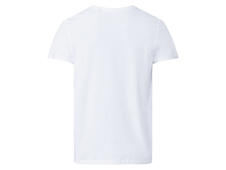 Weißes T-Shirt mit kurzen Ärmeln