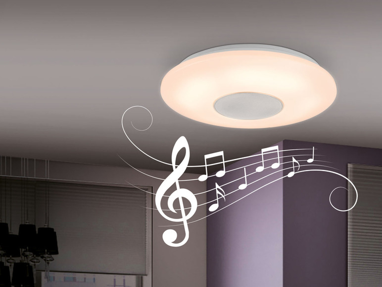 Gehe zu Vollbildansicht: LIVARNO home LED-Deckenleuchte mit Bluetooth®-Lautsprecher - Bild 2
