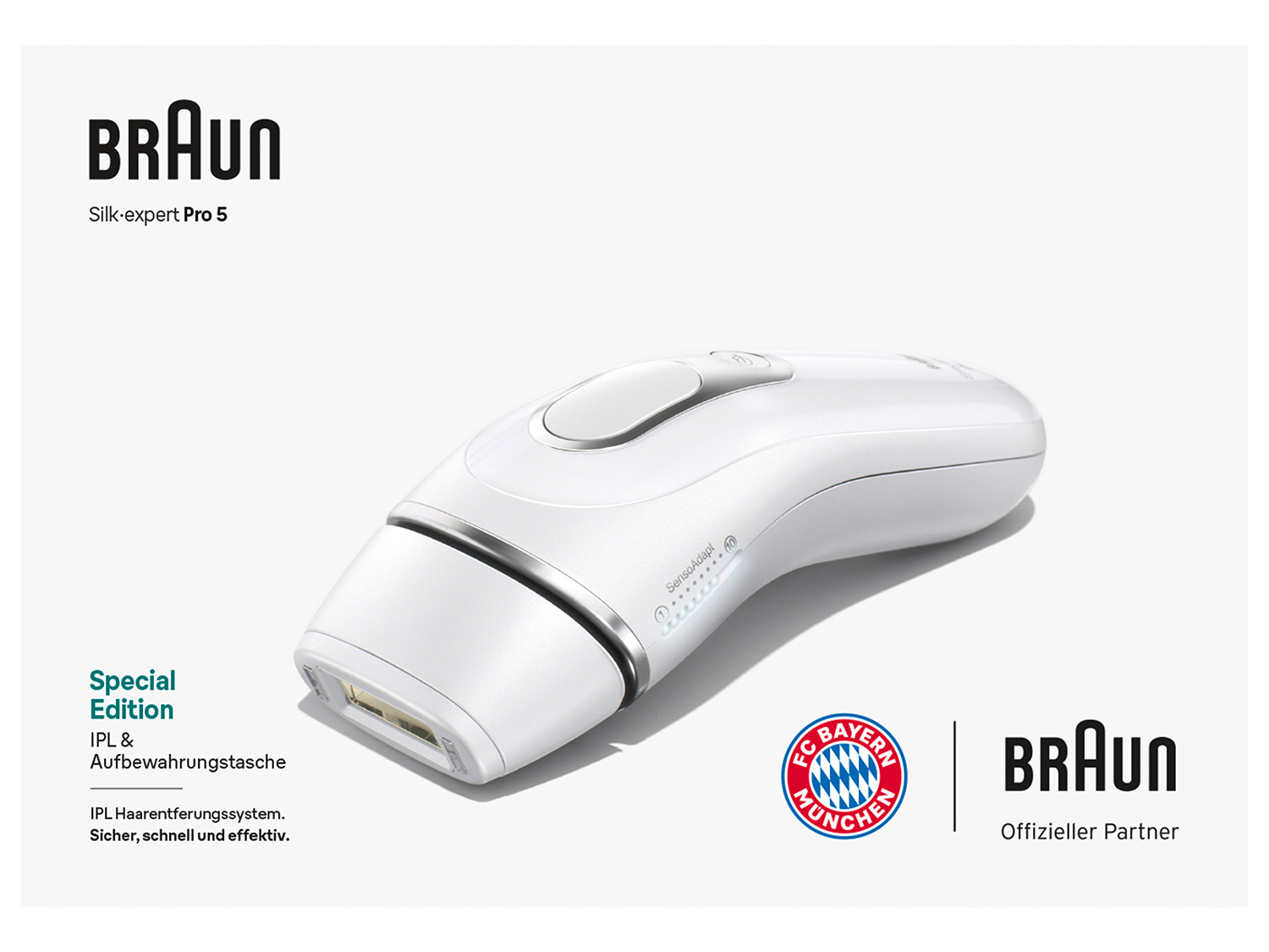 BRAUN Silk-expert Pro 5 IPL-Haarentfernung für Damen