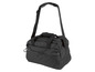 Schwarze Reisetasche mit Schultergurt