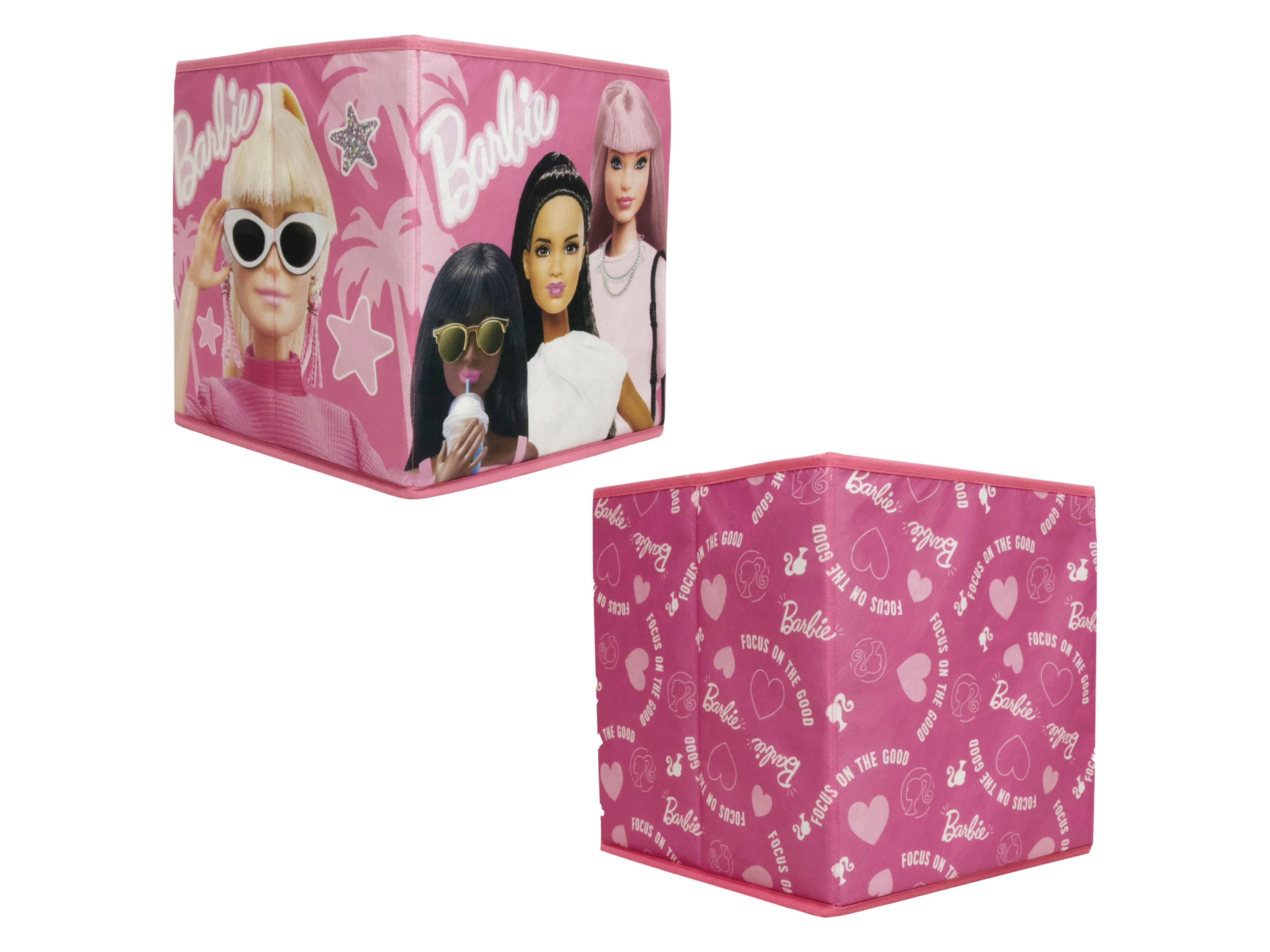 Barbie Storage Boxen 2er 30x30x30 cm (Pink)““ | 05056197180235