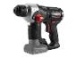 Akku-Bohrhammer mit 12V Akku, schwarz und silber