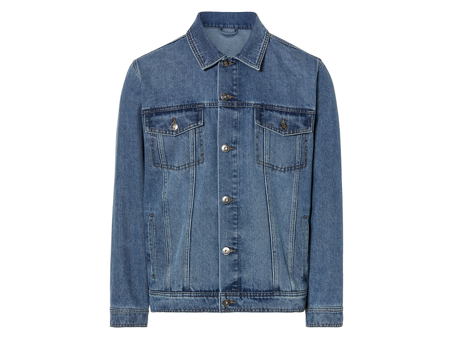 LIVERGY® Herren Jeansjacke (Hellblau, L (52/54)) | 04335747021381