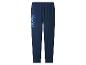 Marineblaue Pyjamahose mit hellblauem Schriftzug „Ohana means FAMILY“.