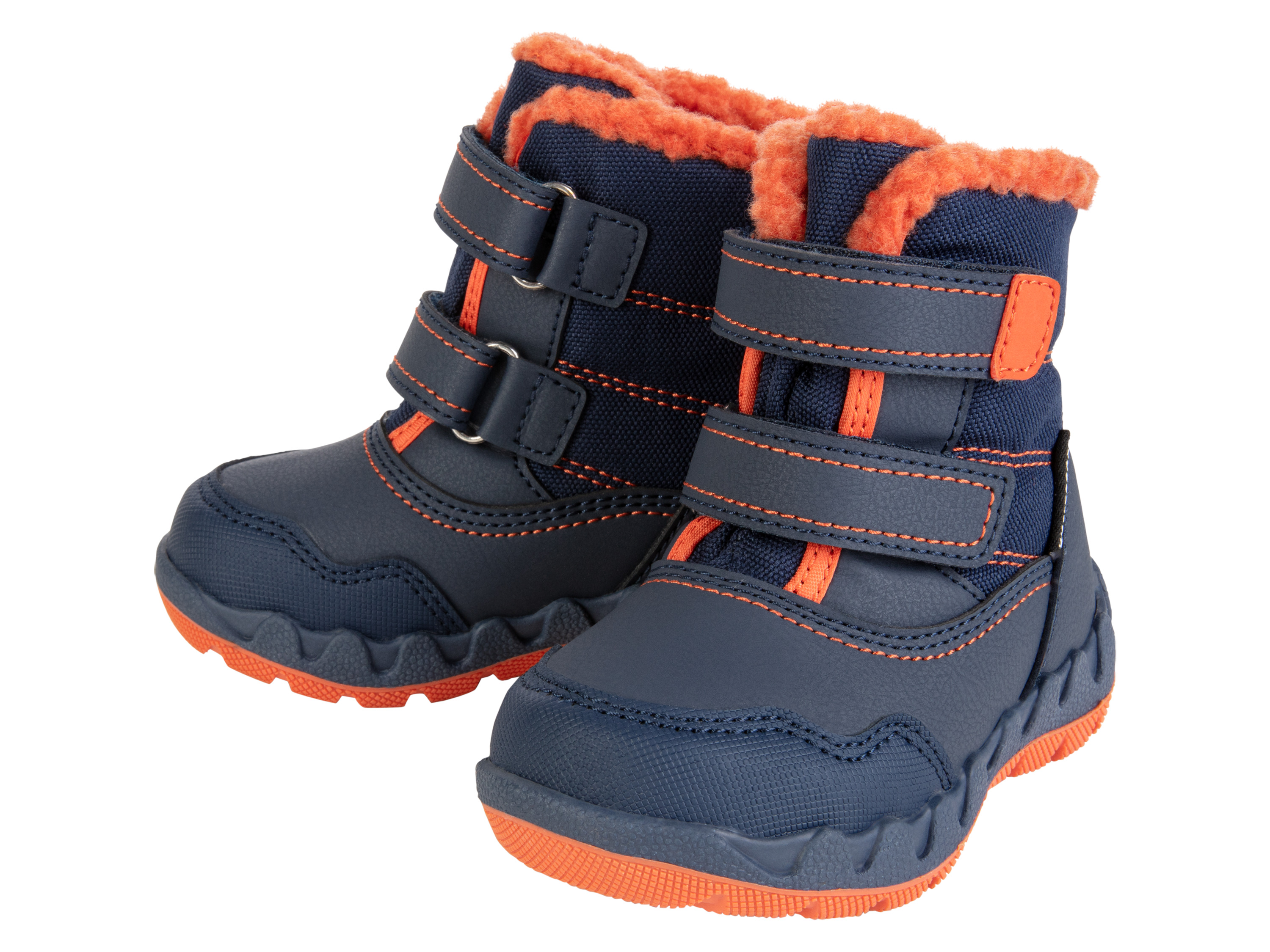 lupilu® Baby Schneestiefel mit Warmfutter (navy/orange, 22)““ | Futter- und Decksohle: Textil
