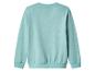 Hellblaues Langarm-Sweatshirt für Damen, Rückansicht