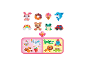 Bastelset mit verschiedenen Perlenmotiven: Hase, Donut, Eis, Delfin, Regenbogen, Bär, Frosch, Auto, Cupcake, Einhorn, Eichhörnchen, Erdbeere, Krokodil, Löwe, Rakete, Dinosaurier.